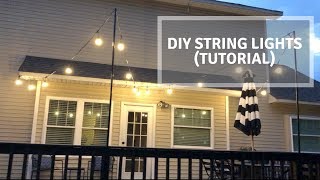How to Hang String Lights (Tutorial) - So Easy!