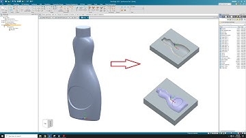 Solid Edge Tutorial Subtract 3D Model | Create Core and Cavity
