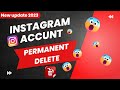 Instagram account delete kaise kare permanently | How to delete instagram account | insta id delete