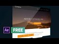 FREE After Effects Template - Website Presentation