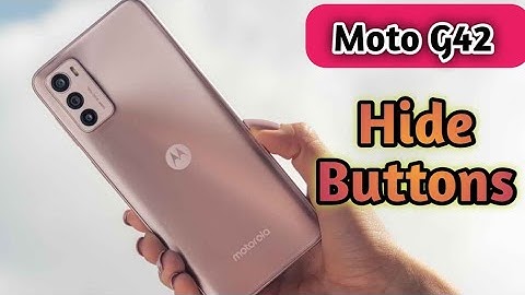 How To Hide Button, How To Hide Back Button In Moto G42, Navigation Button Setting In Moto G42,