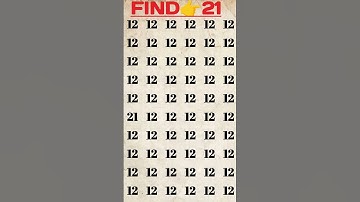 Find👉 21 😱SUBSCRIBE my channel #maths #puzzle #riddels #queddle #riddels #riddles #queddle #logicalp