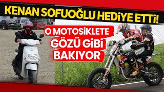 Trabzonlu Ramazan Kenan Sofuoğlunun Hediye Ettiği Motosikletle Onun Yolunda İlerliyor