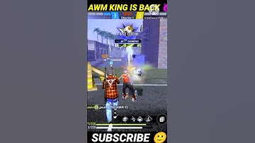 Awm King 👑 Is Back 😈 || Awm without scope gameplay #shorts #viral #freefire #b2k #tondegamer #tgrnrz