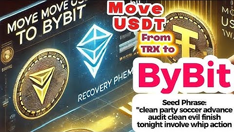 How to Move USDT from a TRX Wallet to ByBit Using a Recovery Phrase – Step-by-Step Guide