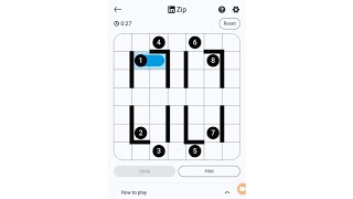 LinkedIn Zip #520 Solution Today | Today's Zip Puzzle Answer ✅ screenshot 4