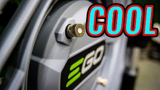 COOL DOWN ANYWHERE! EGO 56V 18' Misting Fan Review [5000 CFM]