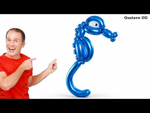 How to make a SEAHORSE with balloons that will surprise everyone 😱 BALLOON FIGURES and balloon tw... thumbnail
