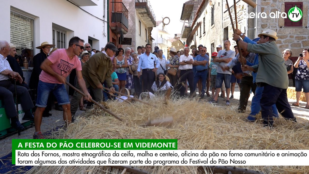 A festa do pão celebrou-se em Videmonte com o Festival do Pão Nosso
