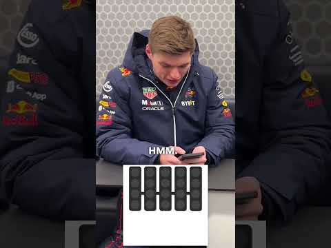 MAX VERSTAPPEN DOES REACTION SPEED TEST🚦😳  Who Will Win?