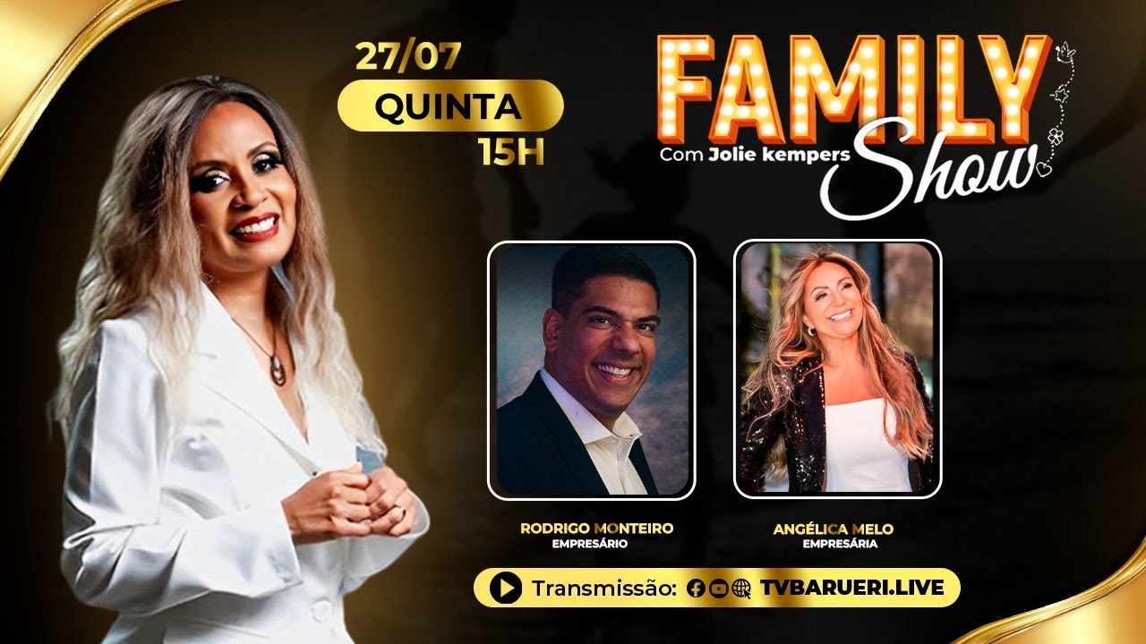 Rodrigo Monteiro E Angélica Melo | Family Show Com Jolie Kempers
