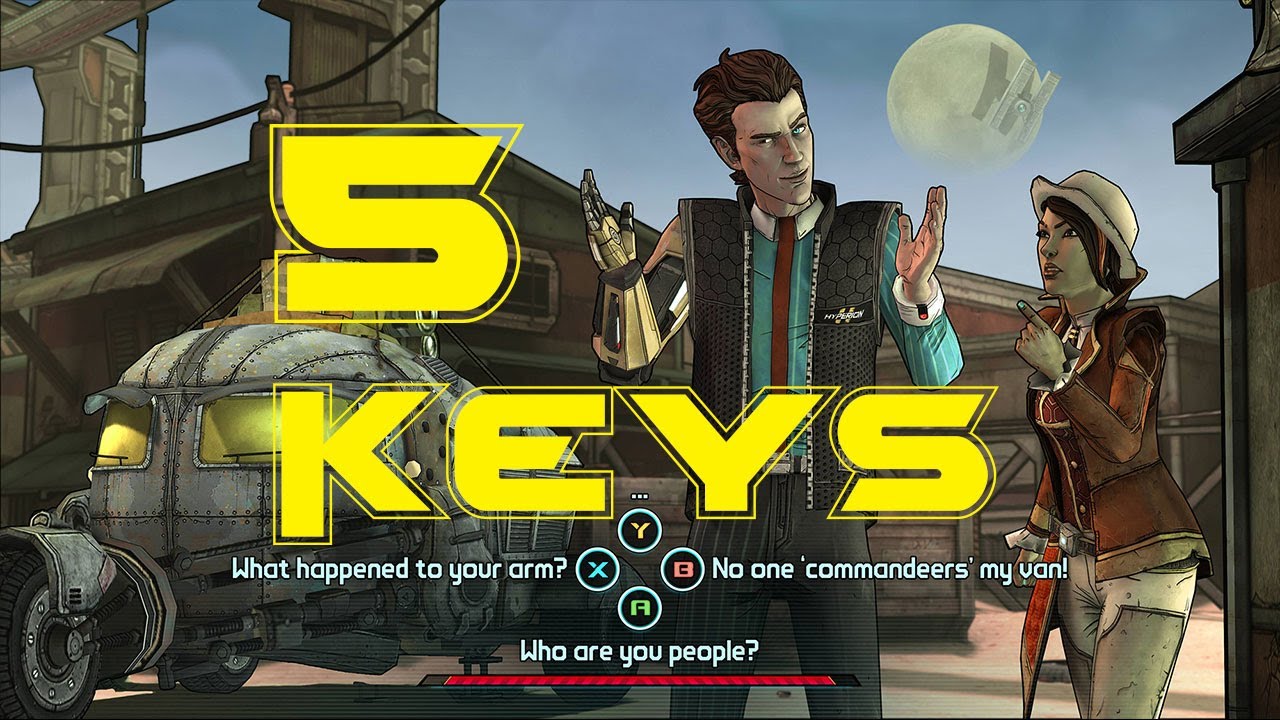 5 Golden Keys & Tales from the Borderlands 1st Screenshots from Telltale Games and Gearbox