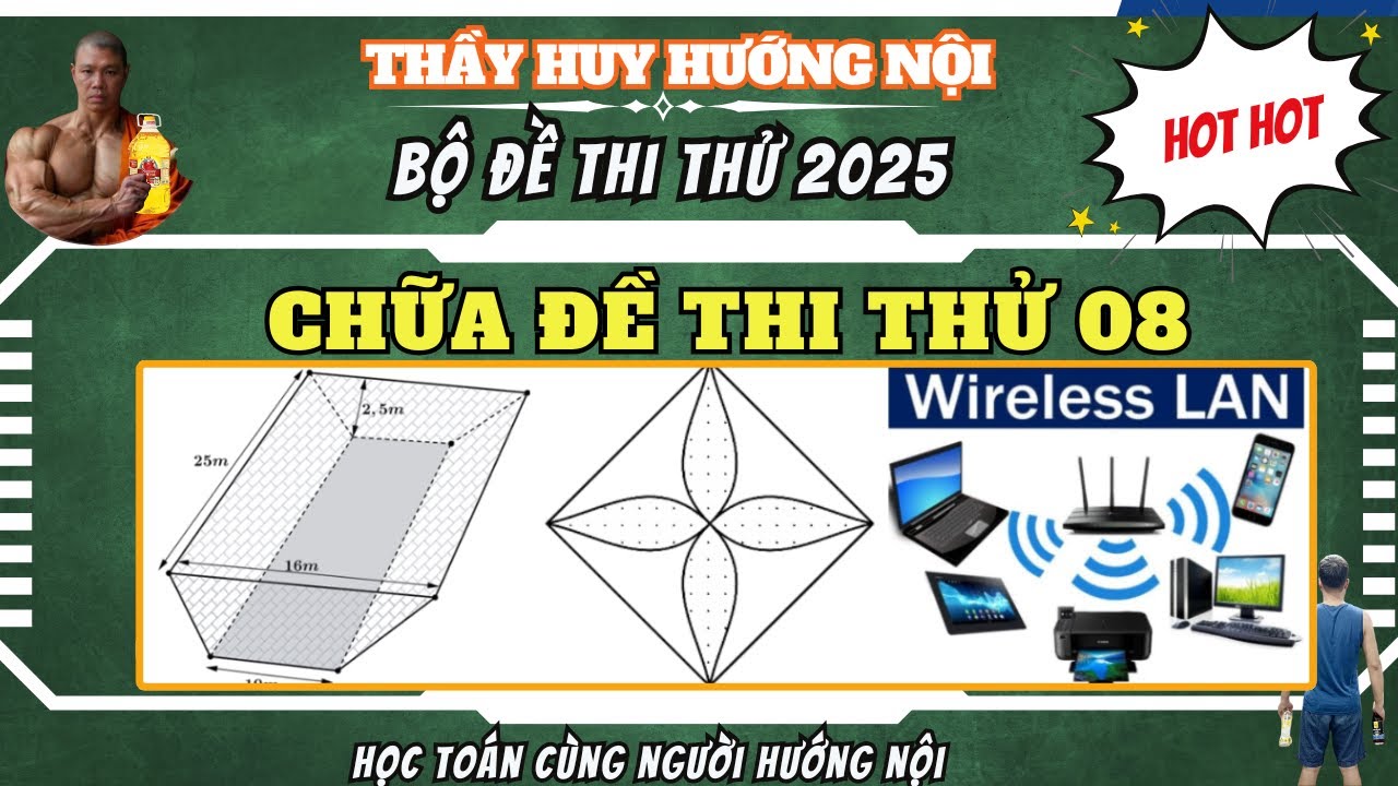 ĐỀ 08 - BỘ ĐỀ THI THỬ VIP 2025 - CHỮA CHI TIẾT