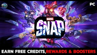 "Beginners Guide: How to Earn Free Credits Rewards & Boosters on Marvel Snap" (2025)