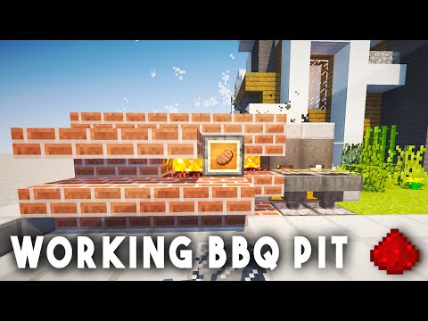 REDSTONE BBQ GRILL - Minecraft Redstone Tutorial (Xbox One, 360, Wii U, PS3, PS4)