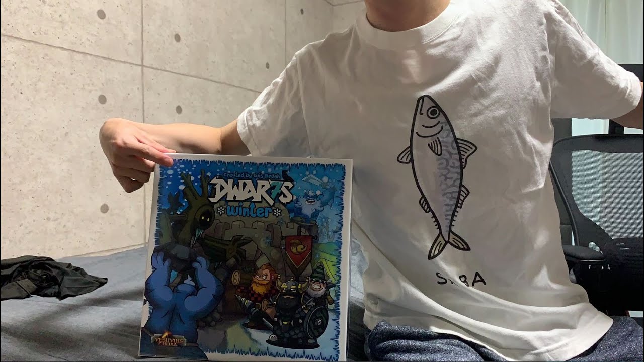 1人 4人で遊べるrpg風ボードゲームをソロプレイするオタク Dwar7s Winter Youtube