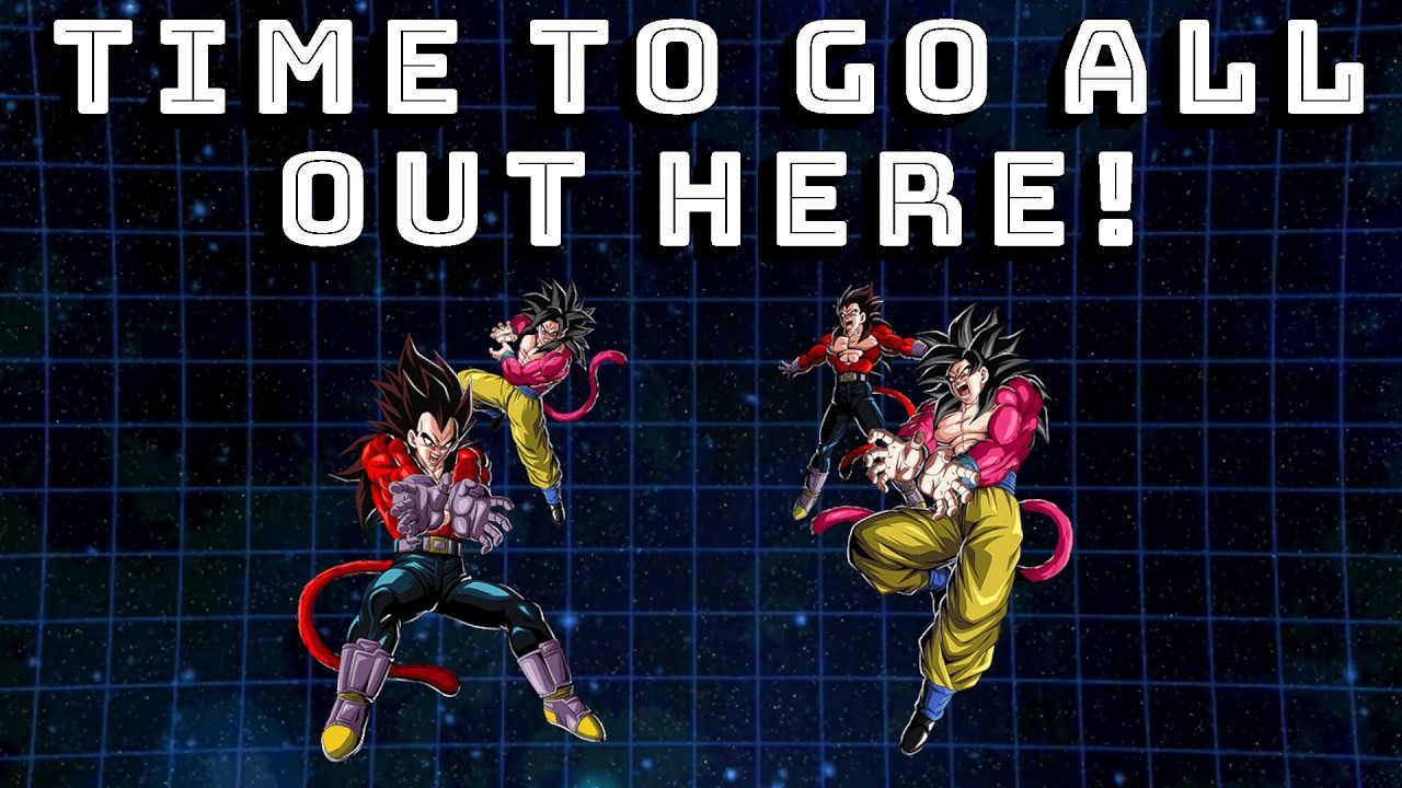 SSJ4 Vegeta (GT) + SSJ4 Goku (GT) (Summons Part #4) | Dragon Ball Z Dokkan Battle