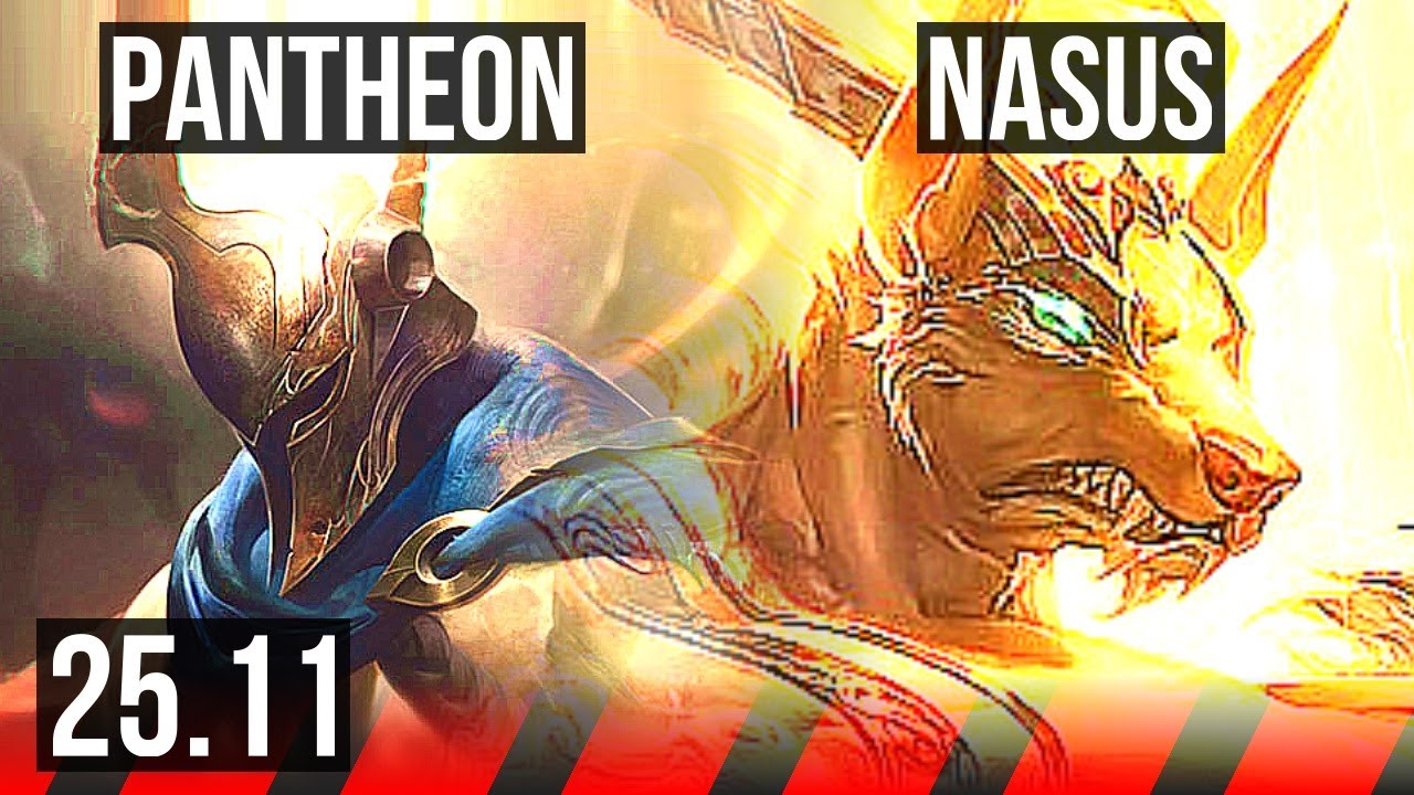 PANTHEON vs NASUS (TOP) | 13/2/7, Legendary | EUW Diamond | 25.11