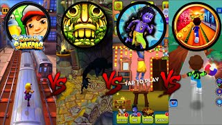 Subway Surfers city 🆚 Temple Run 🆚 Little Krishna 🆚 kooply runner🏃 Ultimate bettel | who is wins? screenshot 5