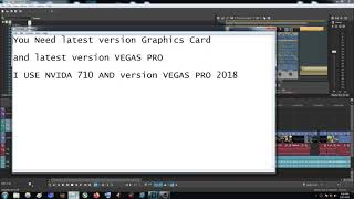 Vegas Pro GPU Fast render