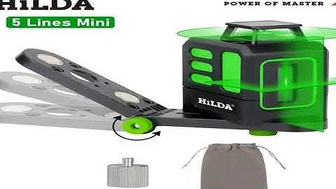 HILDA Laser Level 2 lines/5 Lines 360 Automatic Leveling Level Constru