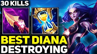 RANK 1 BEST DIANA SHOWS HOW TO DESTROY! | League of Legends