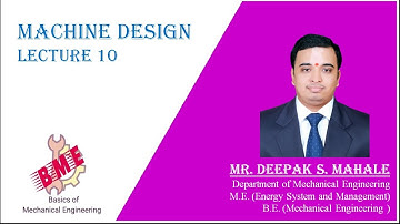 Problems on Design of Shaft part 2 l Elements of Machine Design l Lecture 10
