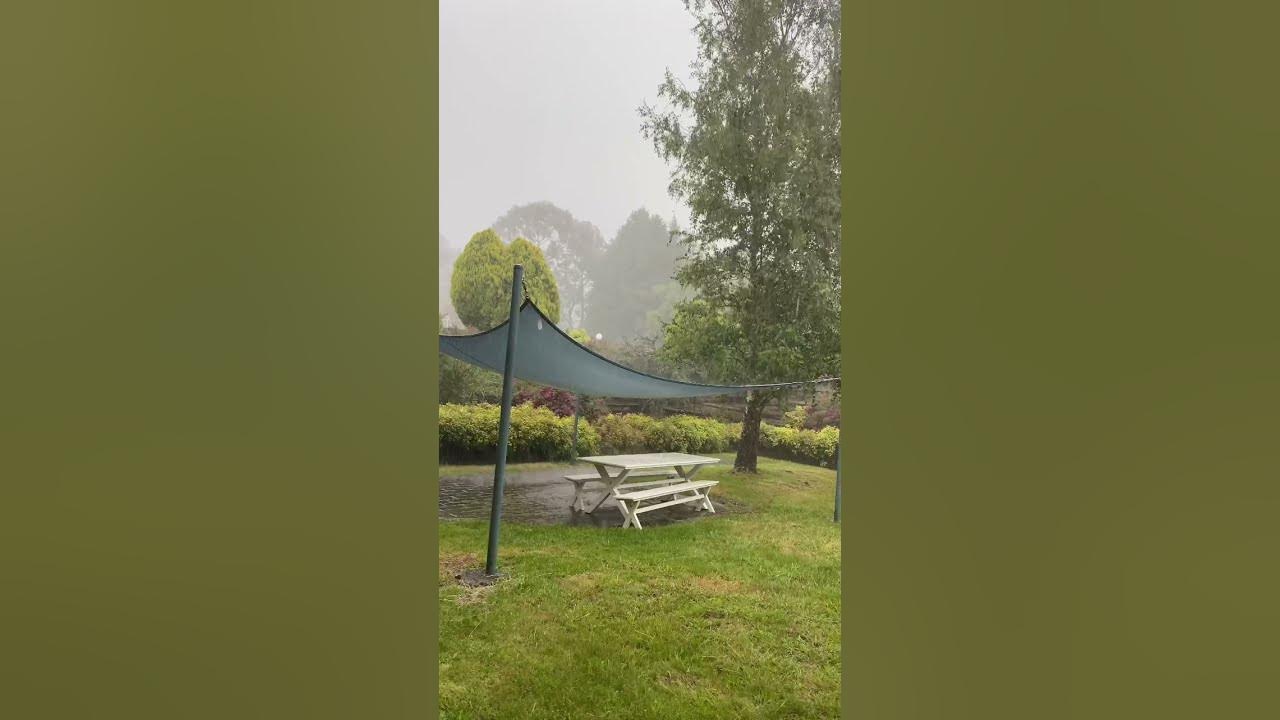 Bucketing down Rain in Orange rain relaxingrain YouTube