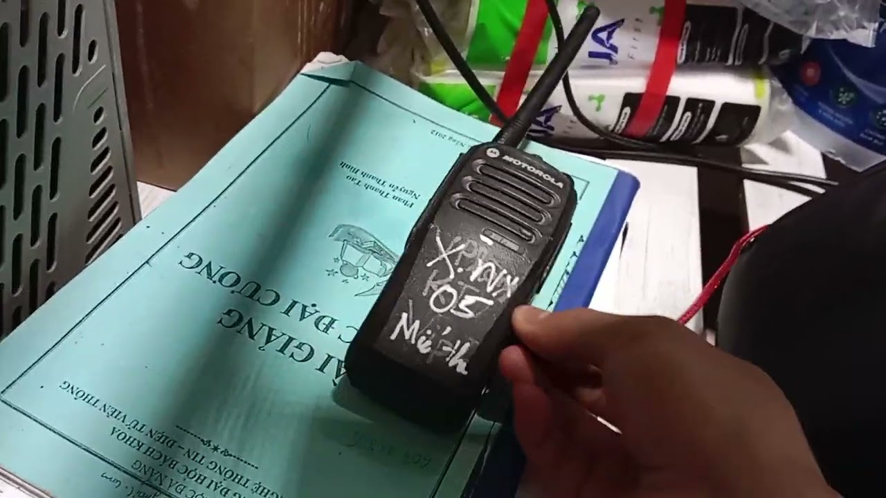 MOTOROLA XiR P3688 with MOTOTRBO CPS 2.0