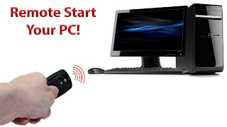💻 PC Remote Starter. Wirelessly Boot Your Desktop Computer With Remote Control