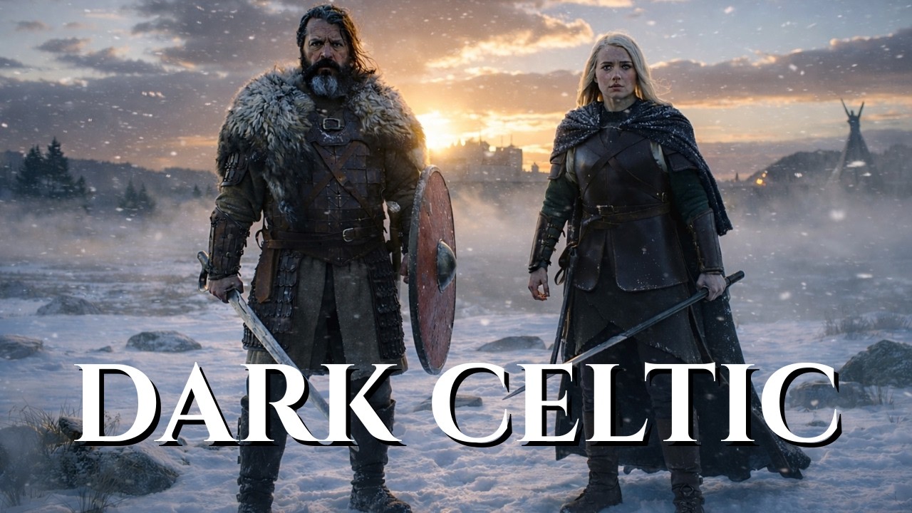1 Hour 30 Minutes Dark Celtic Viking Music 🌙 Female Vocal Nordic Ambient for Sleep & Focus