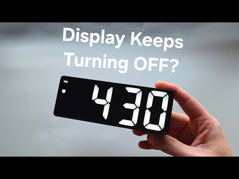 Why is Display Turning Itself OFF on LED Digital Clock with Alarm - Always On Display GH0712L LC001