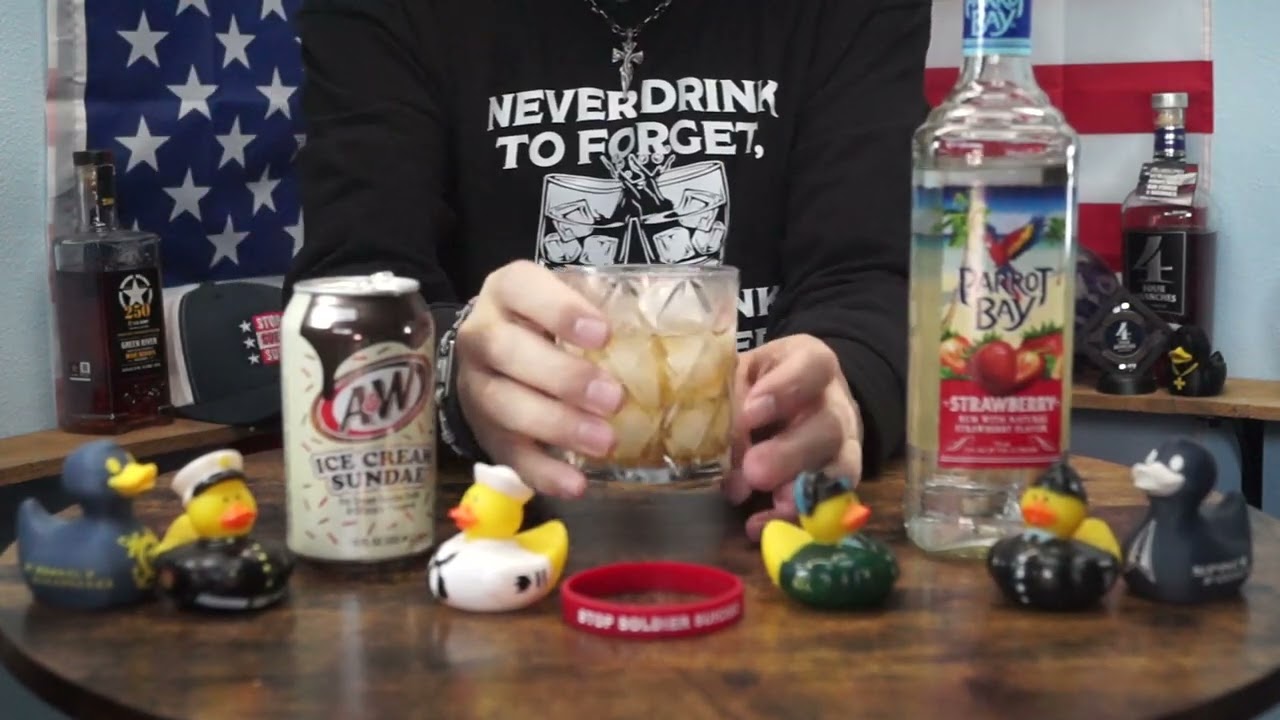 Steve Murray - Parrot Bay Strawberry Rum & A&W Ice Cream Sundae Soda