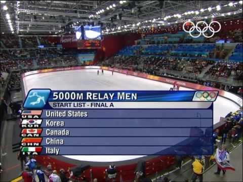 Short Track Speed Skating - Men's 5000M Relay - Turin Winter 2006 Winter Olympic Games