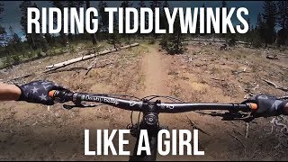 Riding Tiddlywinks Like a Girl  Bend Oregon  Dusty Betty Women's Mountain Biking