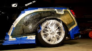 How To Make Widebody Using Rocket Bunny Kit Scion Tc 2 - Bearded Panda Kit Part 5