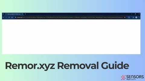 Remor.xyz Ads Virus - How to Remove It [5 Min Guide]