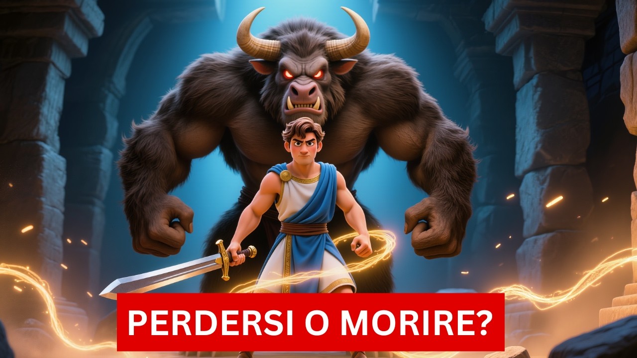 Teseo e il Minotauro: il Mito Completo del Labirinto 🧵