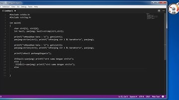 Fungsi string (strlen & strcmp) dalam bahasa C