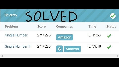 6 REVISION BIT ARRAY (Linked List)-Interviewbit #bitmanipulation#programming