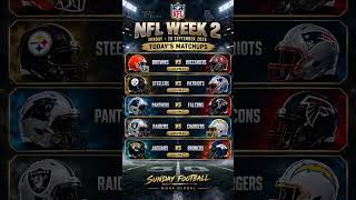 NFL Week 2 TODAY 🔥 Browns vs