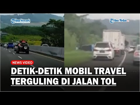 Viral Detik detik Kecelakaan Mobil Travel Terekam Kamera Penumpang dari Dalam Mobil