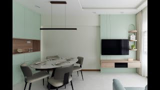 Tour This Cozy, Modern Space with Soft Mint Green Accents and Hidden Wardrobe! screenshot 5