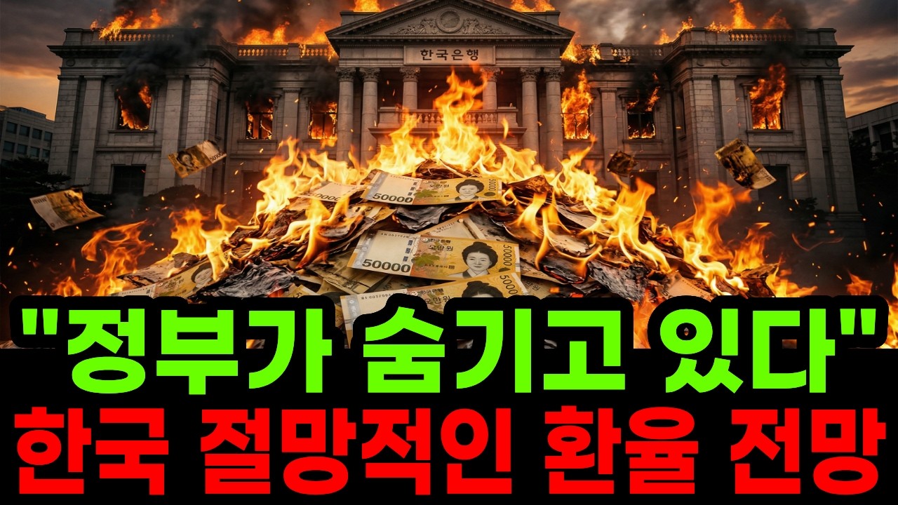 “환율폭등 1500원 고착화…?” 환율이 안떨어진다 대한민국 절망적인 환율 전망