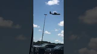 Lockheed C-130-J takes off from KSAV #aviation #avgeekoftheweek #c130