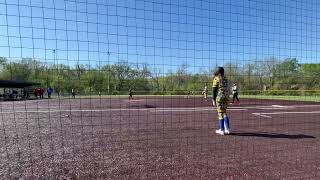 Batting - long hard drive -  Foul