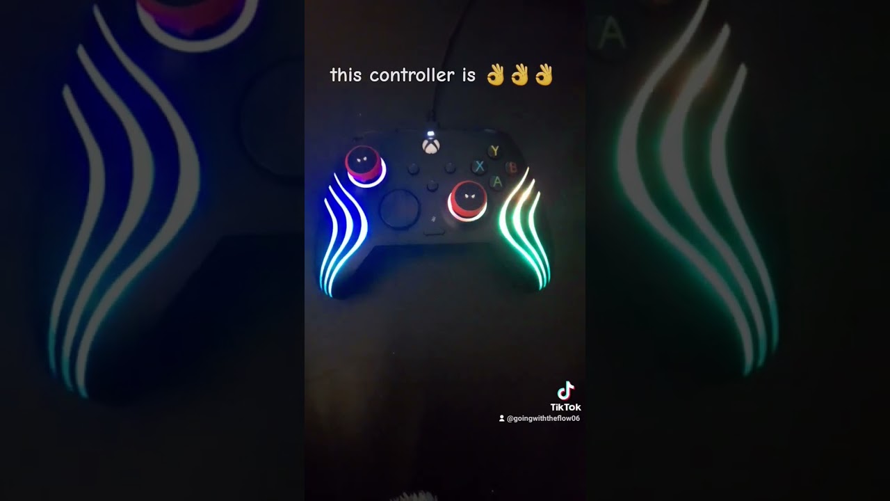 pdp afterglow wave xbox led controller for xbox one s series s and x