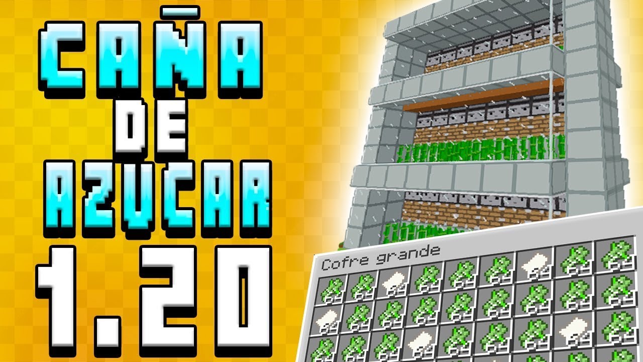✅La mejor granja de caña para empezar Java 1.20 - 1.21