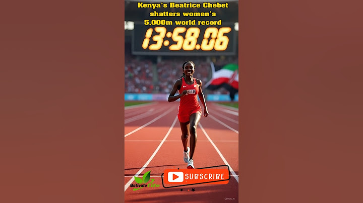 Kenya’s Beatrice Chebet shatters women’s 5,000m world record