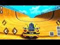 GT Car Stunt Gameplay 🚗⚡ 110 MPH Speed on Impossible Road